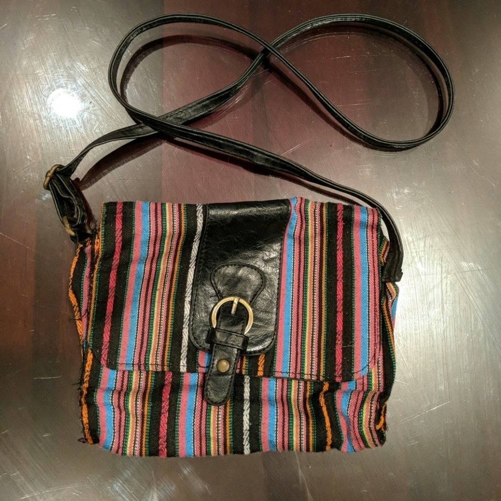 Long hippie Cross body purse